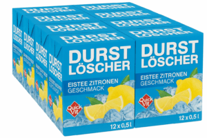 Durstlöscher Eistee Zitrone 12x500ml = 6L – Bild 2