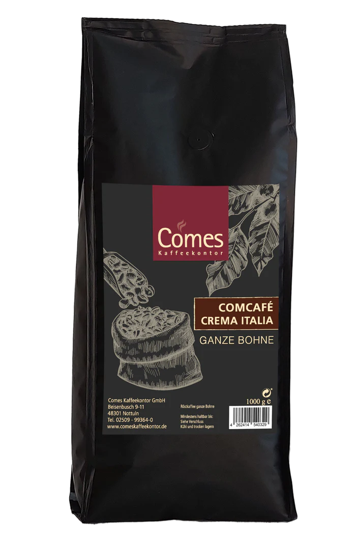 Comcafé Crema Italia Ganze Bohne